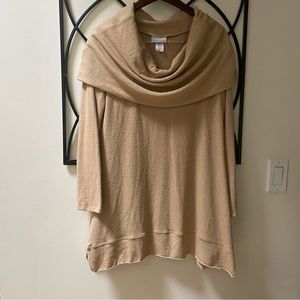 Soft surroundings cowl neck tunic